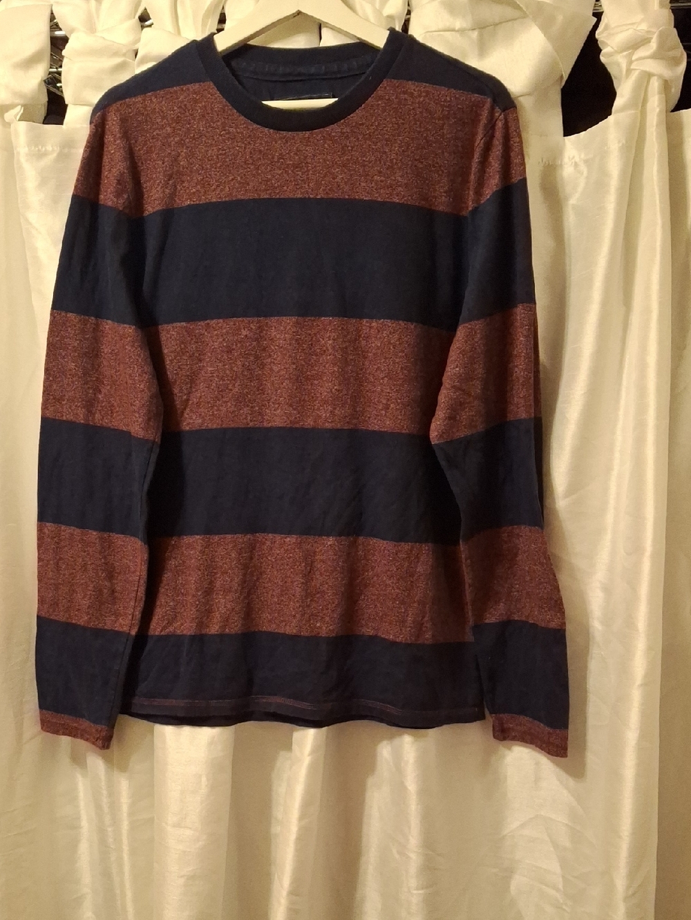 Prince & Fox Navy and Yellow Branded Label Top